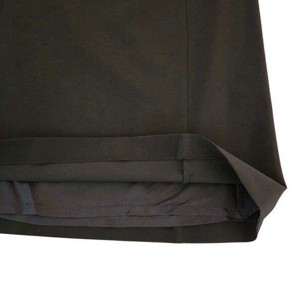 Prada Gabardine Tecno Stretch A-Line Skirt Navy Size 48 Italy Luxury Staple - Picture 5 of 15